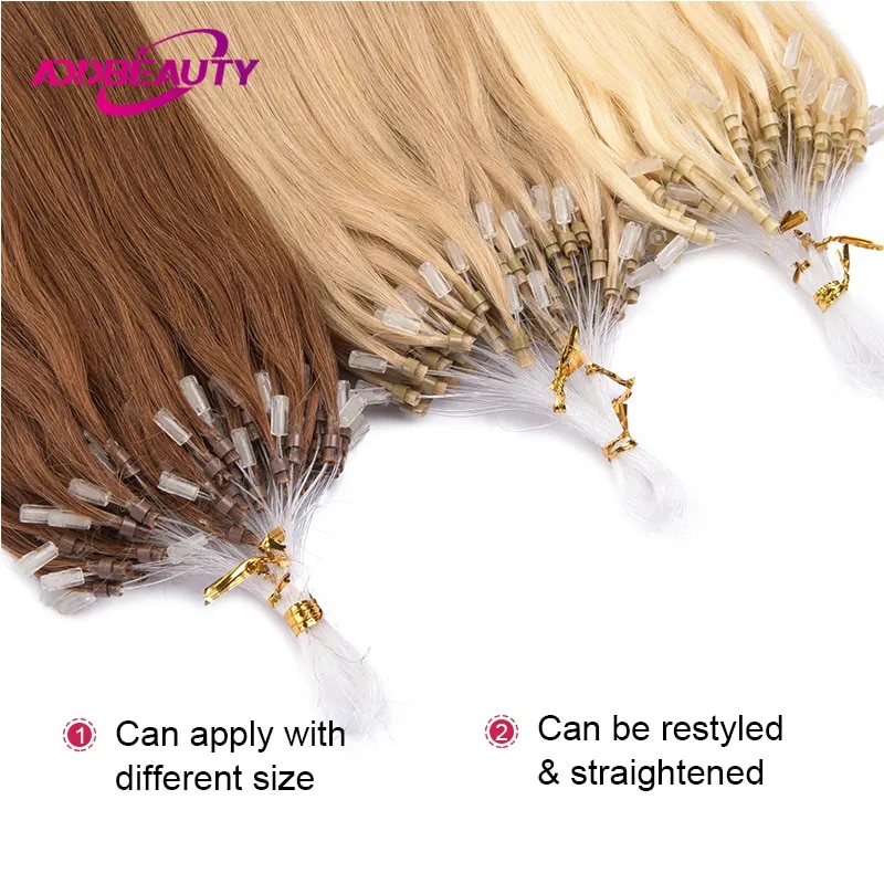 Monofilament Line - Extensions de cheveux humains droits pour