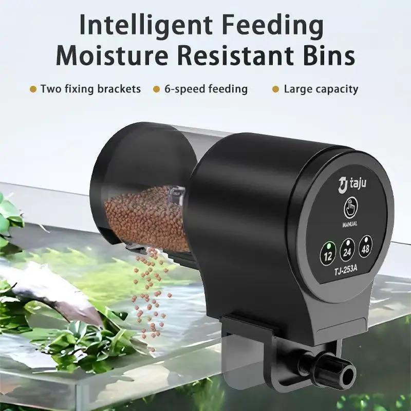 Fishing Line Dispenser - Distributeur automatique de nourriture pour aquarium,