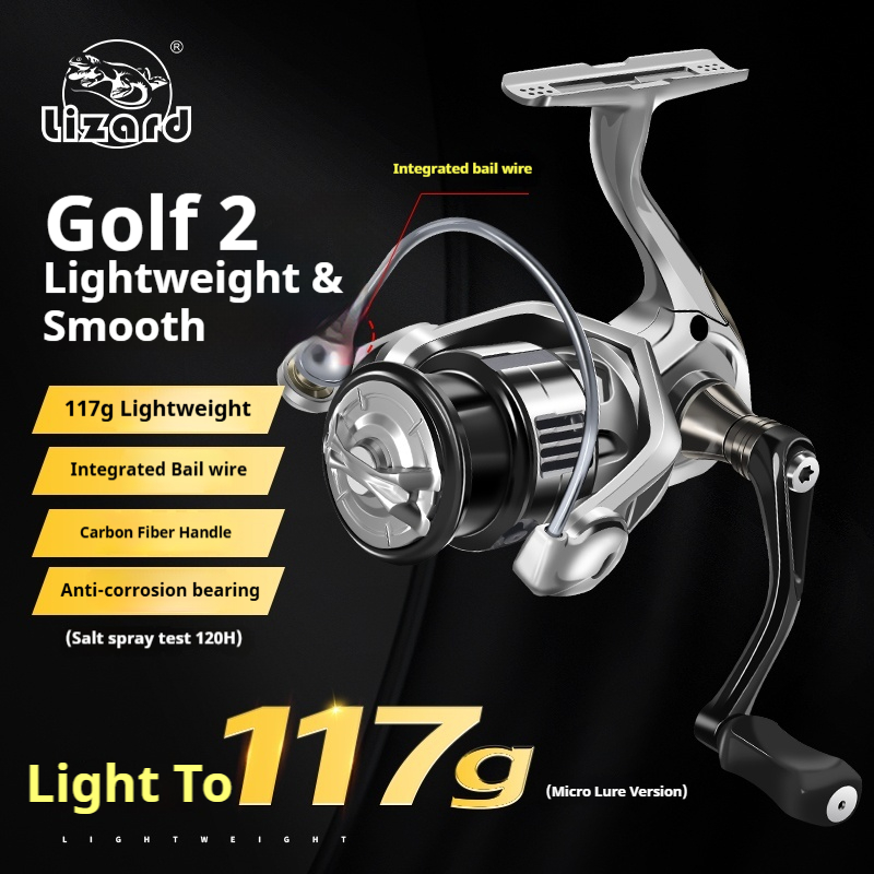 Kastking Reel Zephyr - Moulinet de pêche spinning Lizard Golf