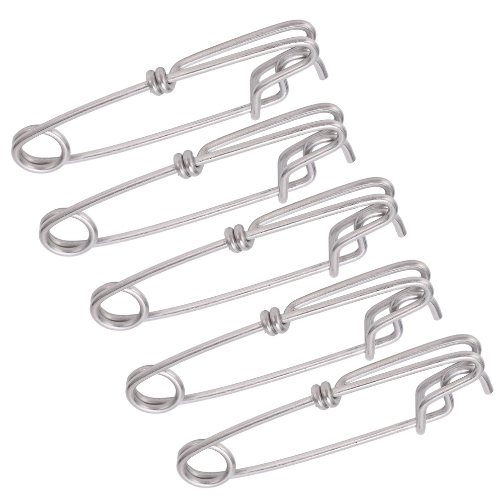Freshwater Line - Clips durables en acier inoxydable, 5