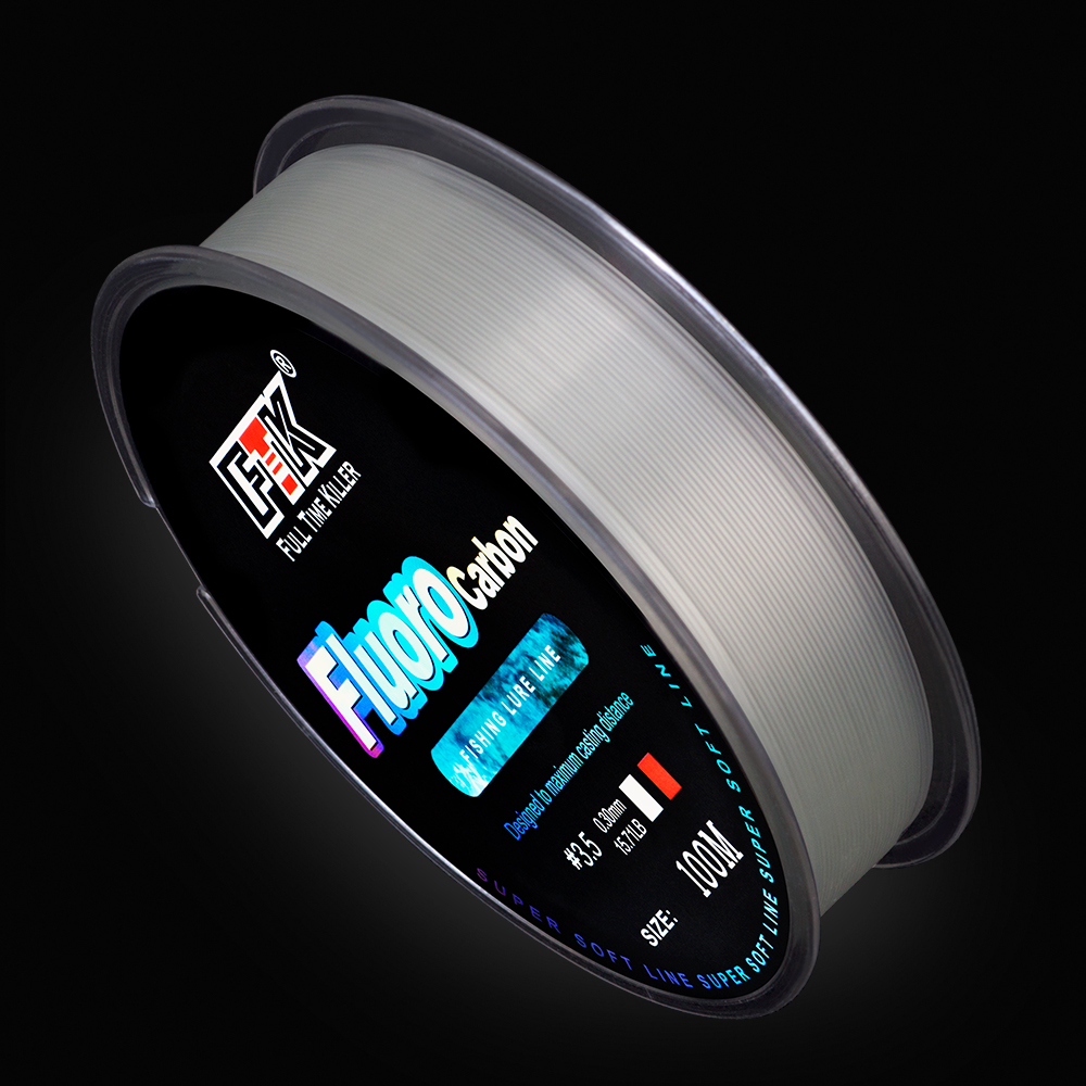 FTK 100m 4.13-34.32LB Ligne de - Fluorocarbon Line avis et prix