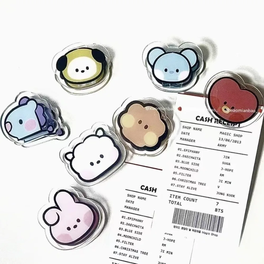 Clip mémo Kawaii BT21 en acryl - Tippet Line avis et prix