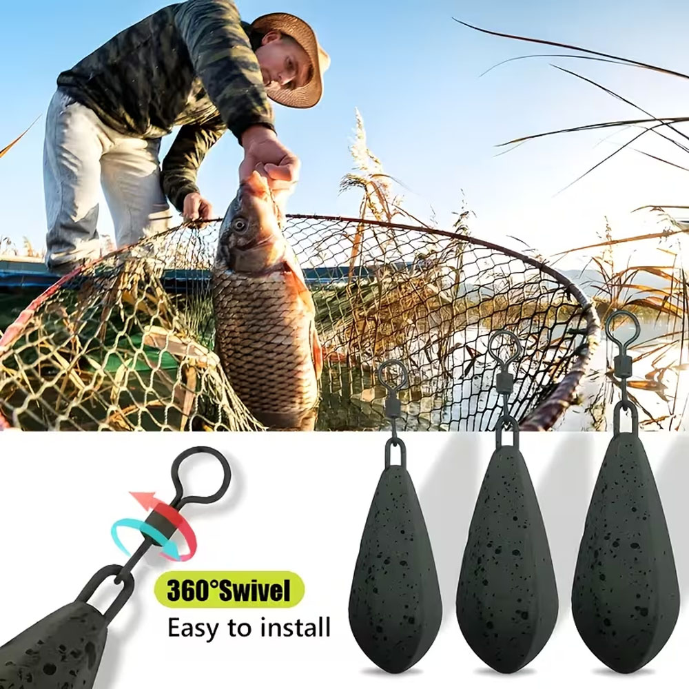 Lot de 4 poids de pêche à la c - Freshwater Line avis et prix