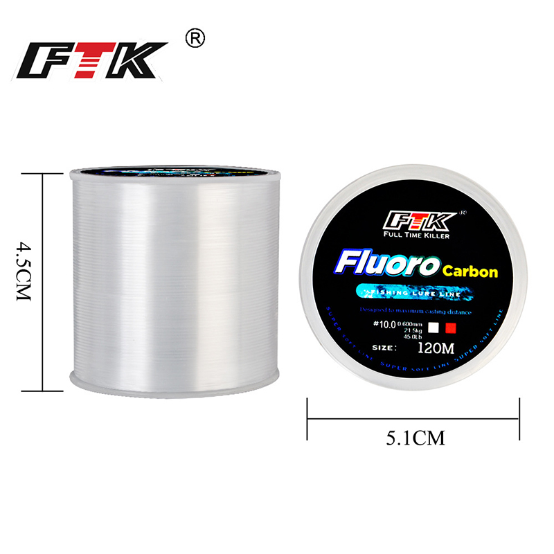 FTK 120m ligne de pêche 0.2mm- - Fluorocarbon Line avis et prix